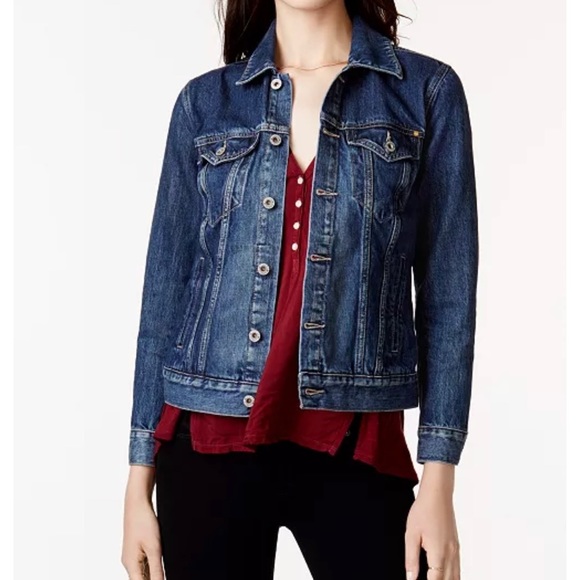 Lucky Brand Jackets & Blazers - Lucky Brand Cotton Denim Tommy Trucker Jacket